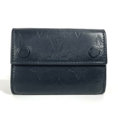 Louis Vuitton Discovery Compact Wallet Monogram Shadow "Noir"