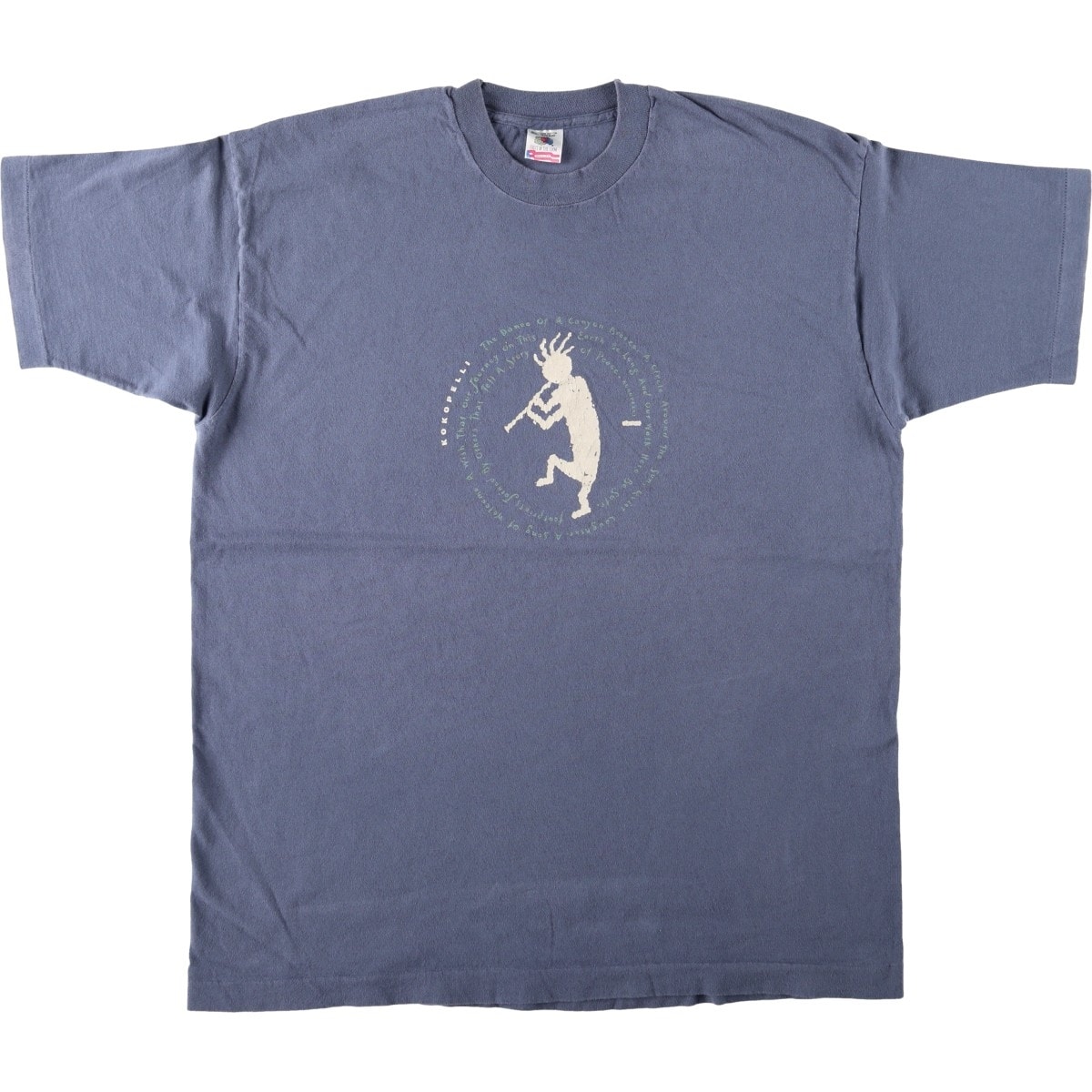 古着 90年代 フルーツオブザルーム FRUIT OF THE LOOM KOKOPELLI プリントTシャツ USA製 メンズXL相当 ヴィンテージ/eaa642384