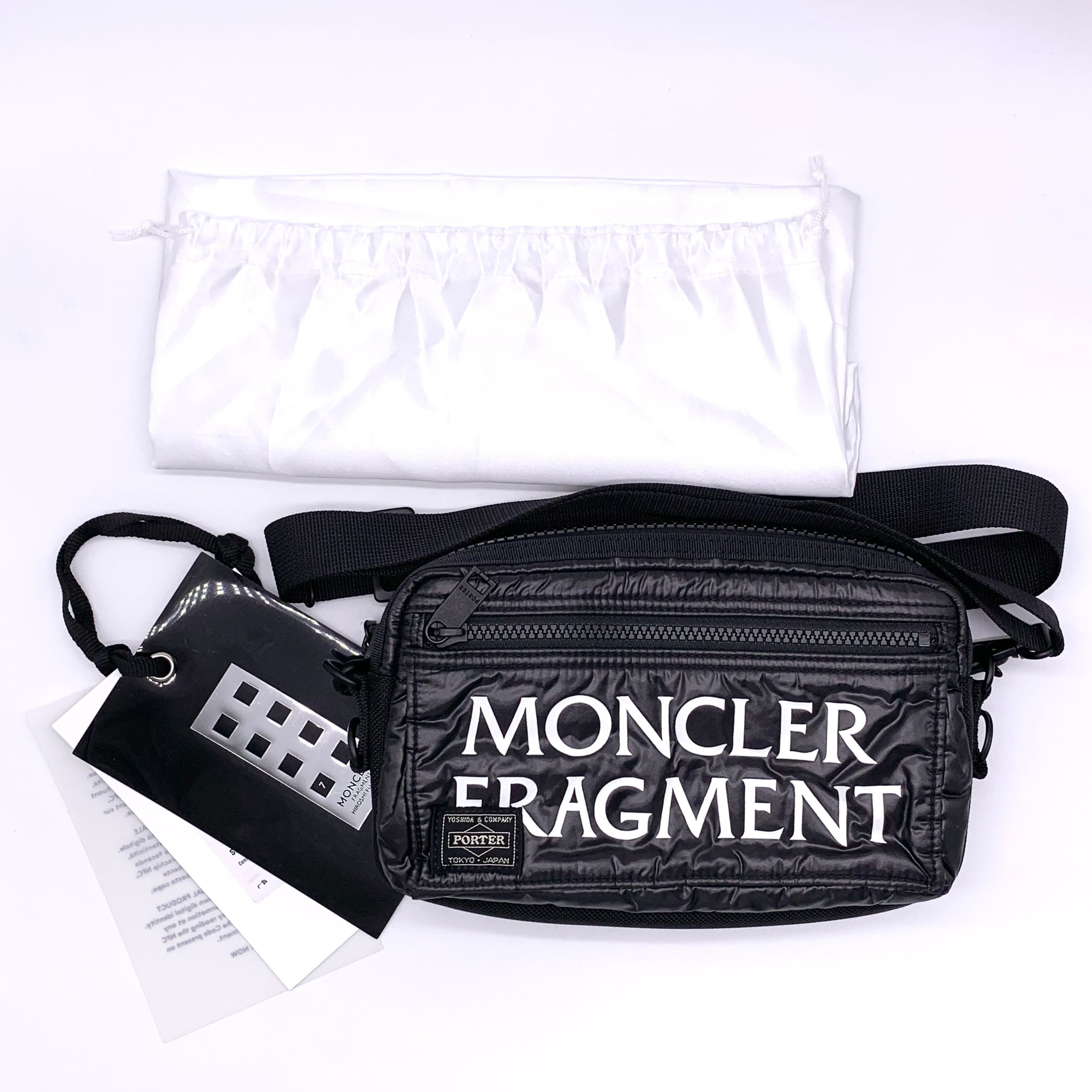 MONCLER x FRAGMENT x PORTER Shoulder Bag "Black"