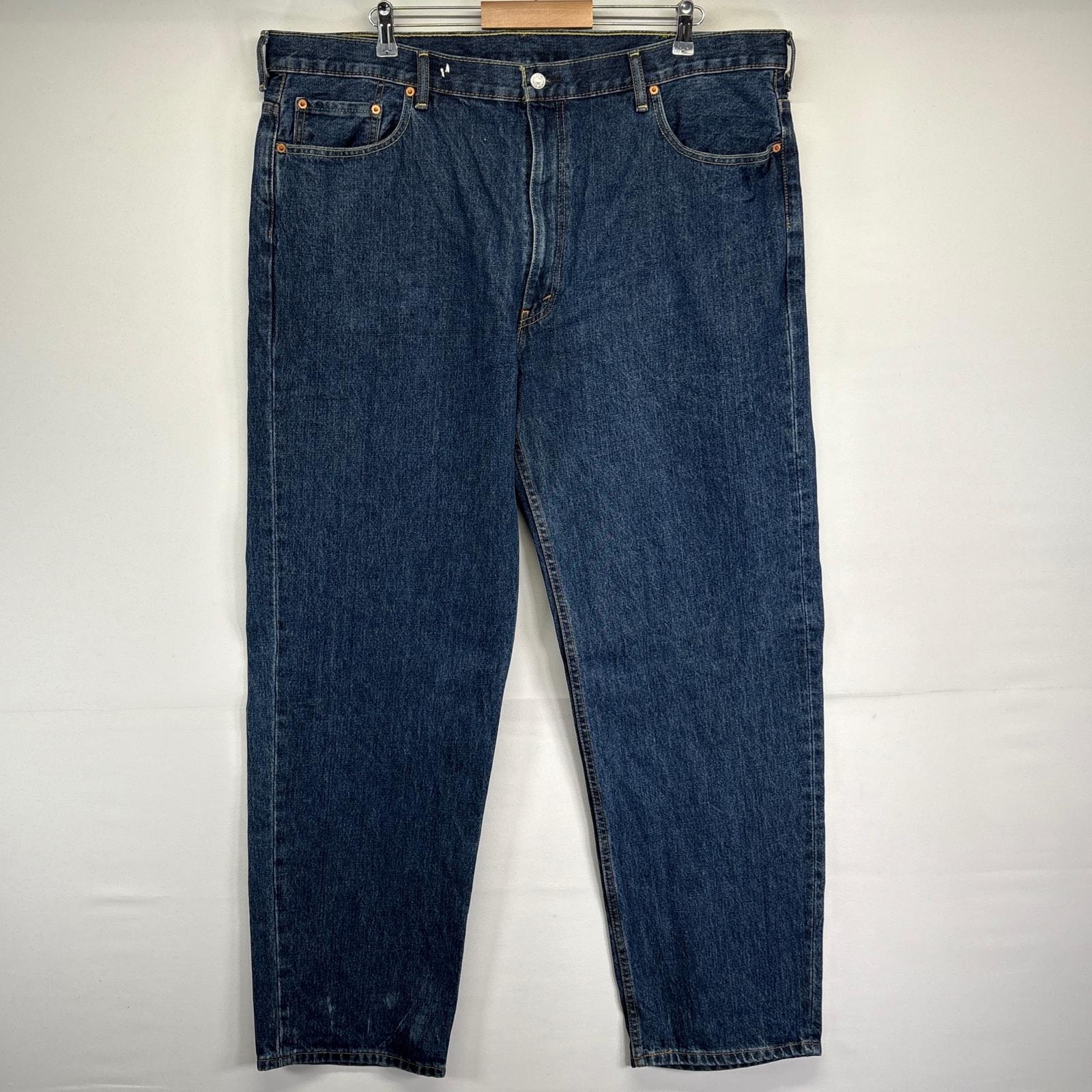 古着 リーバイス Levi's デニムパンツ 550 テーパード ジーンズ ジーパン 長ズボン 大きいサイズ 5ポケット w44 L34  ブルー メンズ