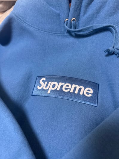 Supreme Box Logo Hooded Sweatshirt "Blue" (23FW)
