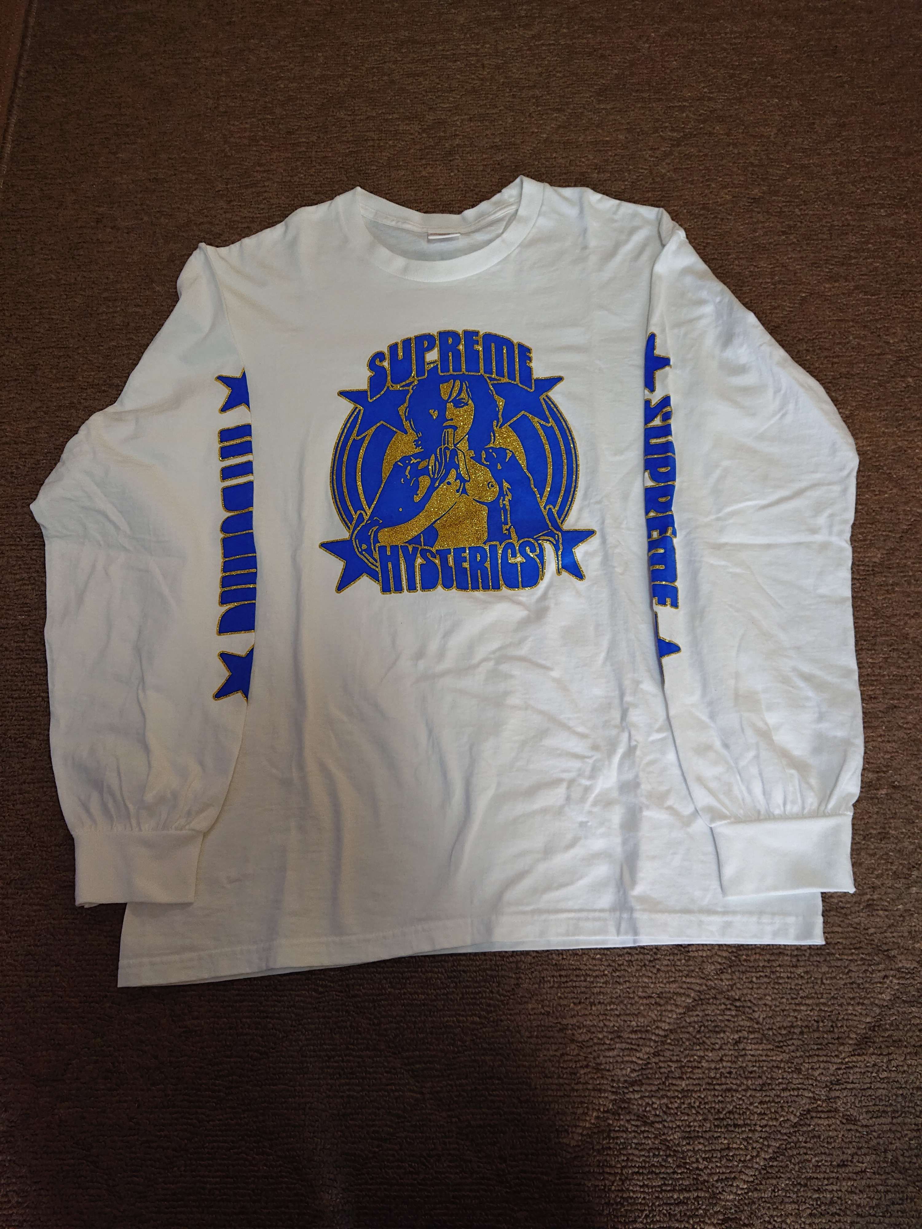 Supreme x HYSTERIC GLAMOUR L/S Tee "White"