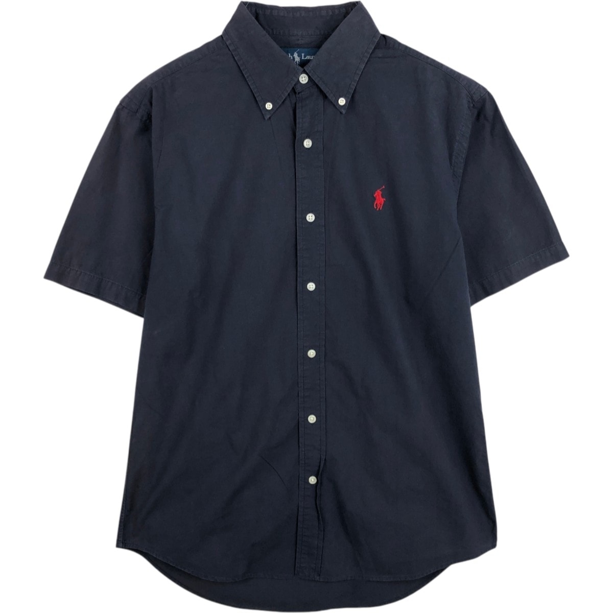 古着 ラルフローレン Ralph Lauren CUSTOM FIT 半袖 ボタンダウンシャツ メンズM相当/eaa674192