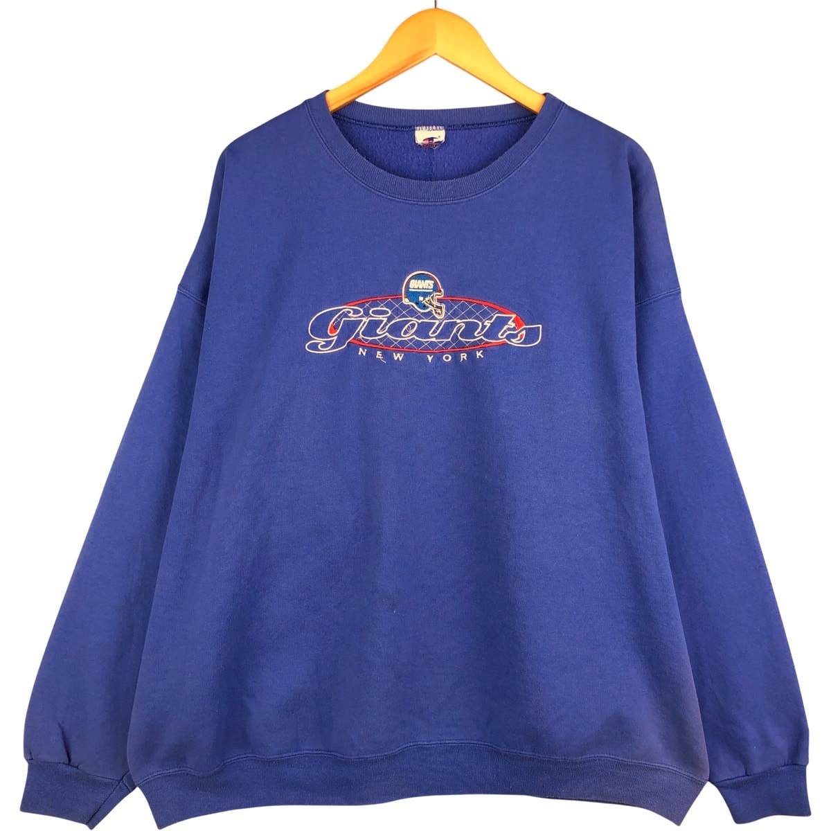 D (傷や汚れあり)】古着 90年代 チャンピオン Champion NFL NEW YORK