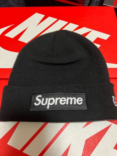Supreme New Era® Box Logo Beanie "Black" (21FW)