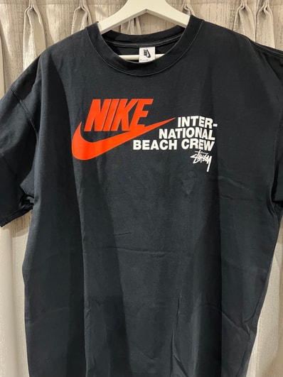 Nike x Stussy International Beach Crew T-Shirt "Black"