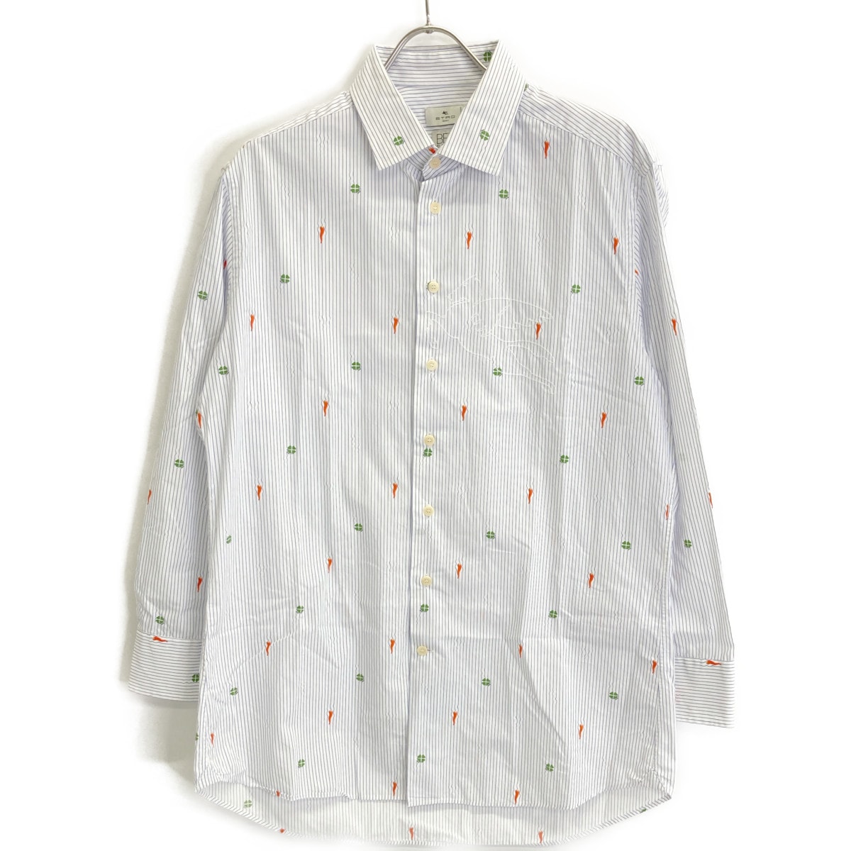 エトロ ストライプ BEN ETRO ESSERE コットンシャツ 41