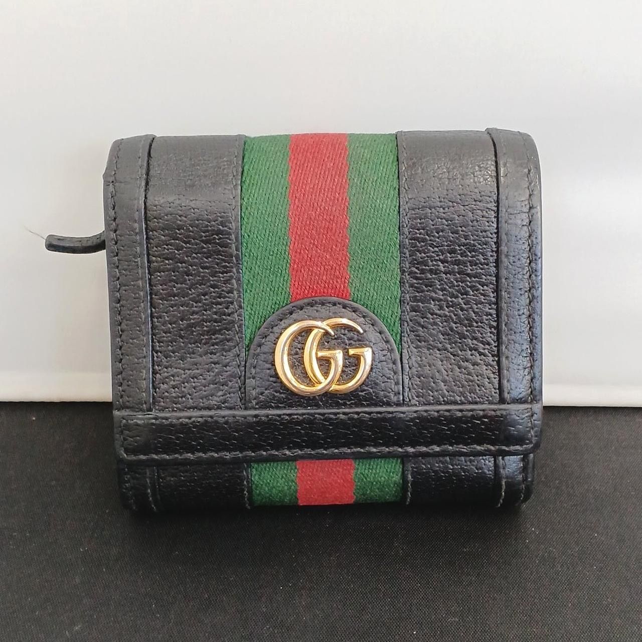 GUCCI Ophidia GG Card Case Wallet "Black"