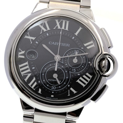 ☆良品 カルティエ バロンブルークロノXL W6920077 メンズ 【中古】