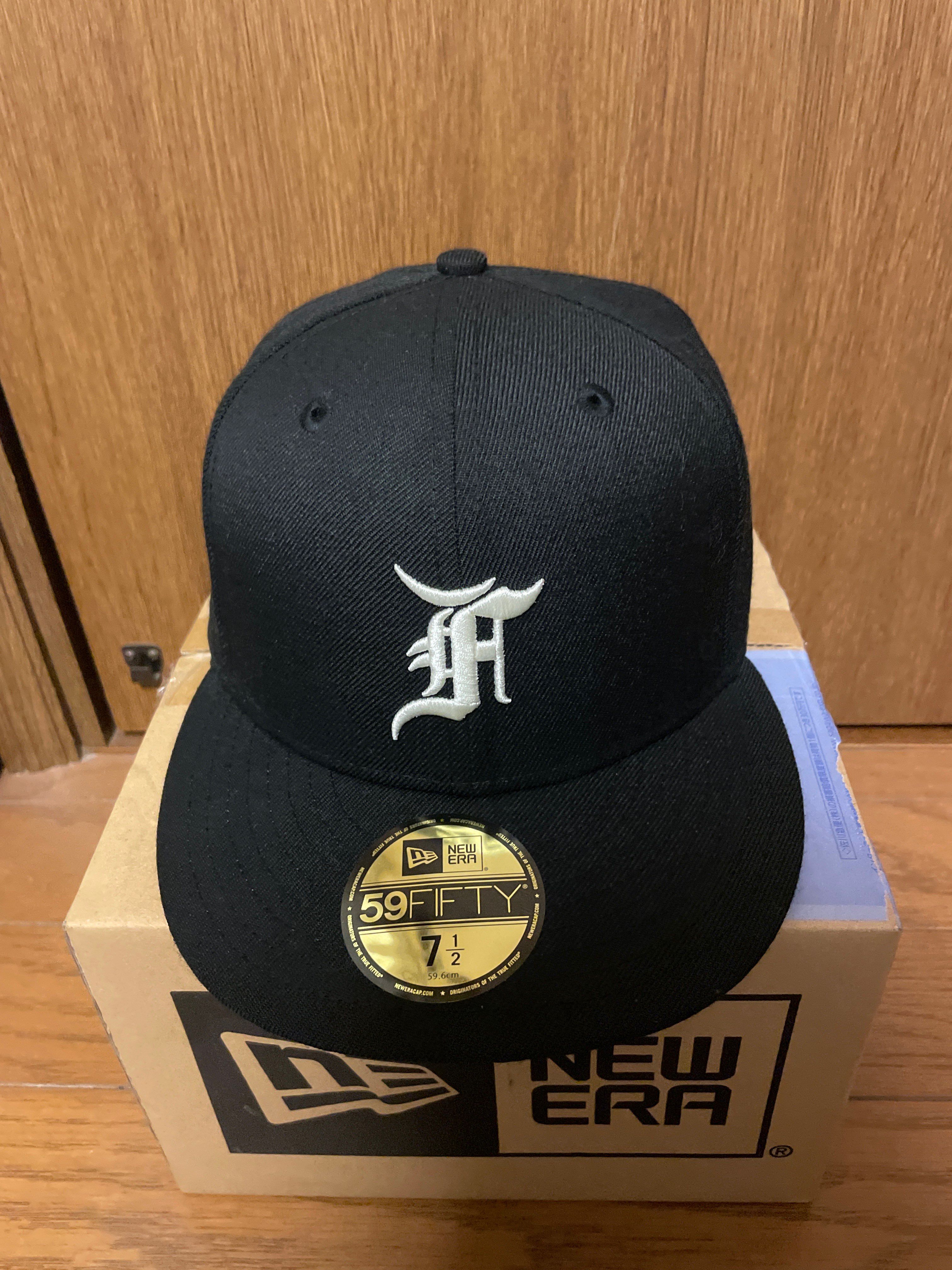 NEW ERA FEAR OF GOD ESSENTIALS 59FIFTY F LOGO Under Visor "Black"