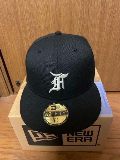NEW ERA FEAR OF GOD ESSENTIALS 59FIFTY F LOGO Under Visor "Black"