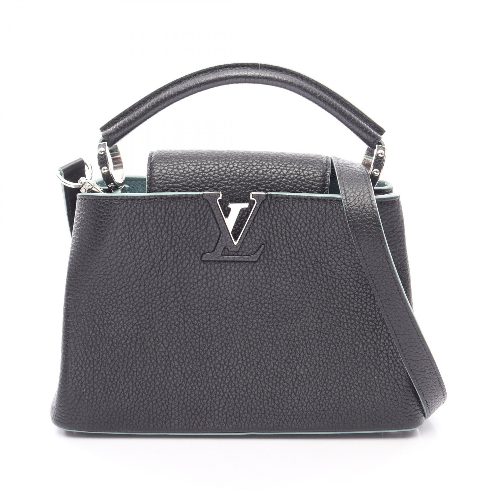 ルイ・ヴィトン LOUIS VUITTON カプシーヌBB ノワール 2WAY ハンドバッグ バッグ レザー トリヨンレザー トリヨンレザー ノワール レディース ブラック系 / ブルー系 【中古】