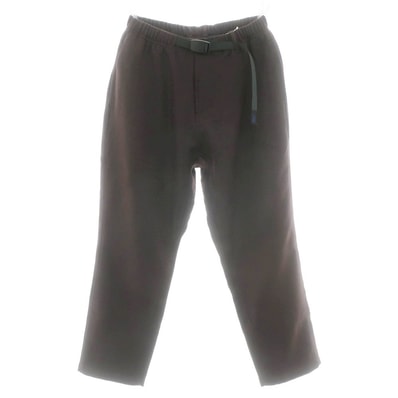 【中古】グラミチ Gramicci ×SHIPS ポリエステル イージーパンツ ダークブラウン【サイズS】【メンズ】