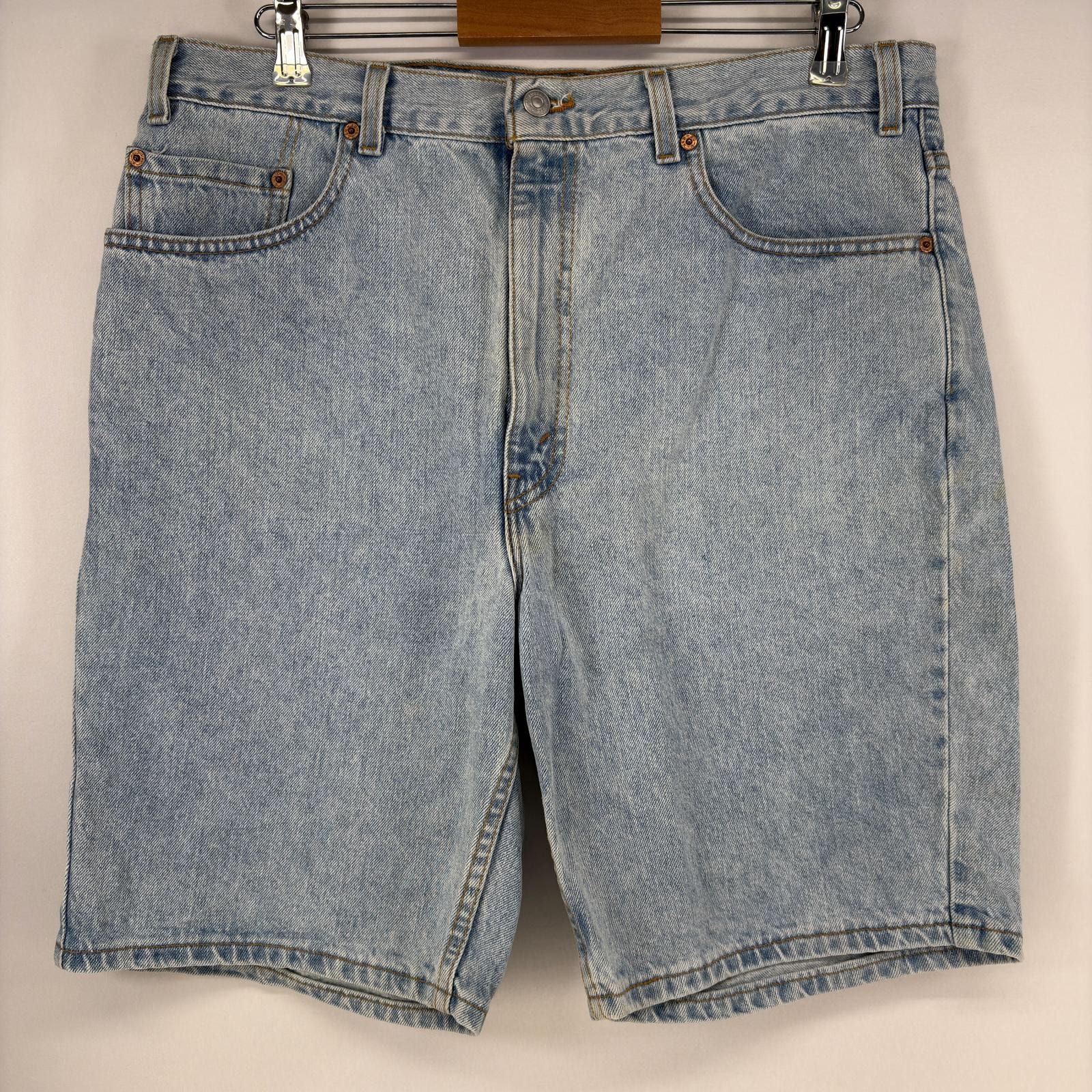 古着 00’s/00年代 リーバイス Levi's USA製 ショートパンツ ストレート ジーパン デニム 505 ジップフライ w38  ブルー メンズ