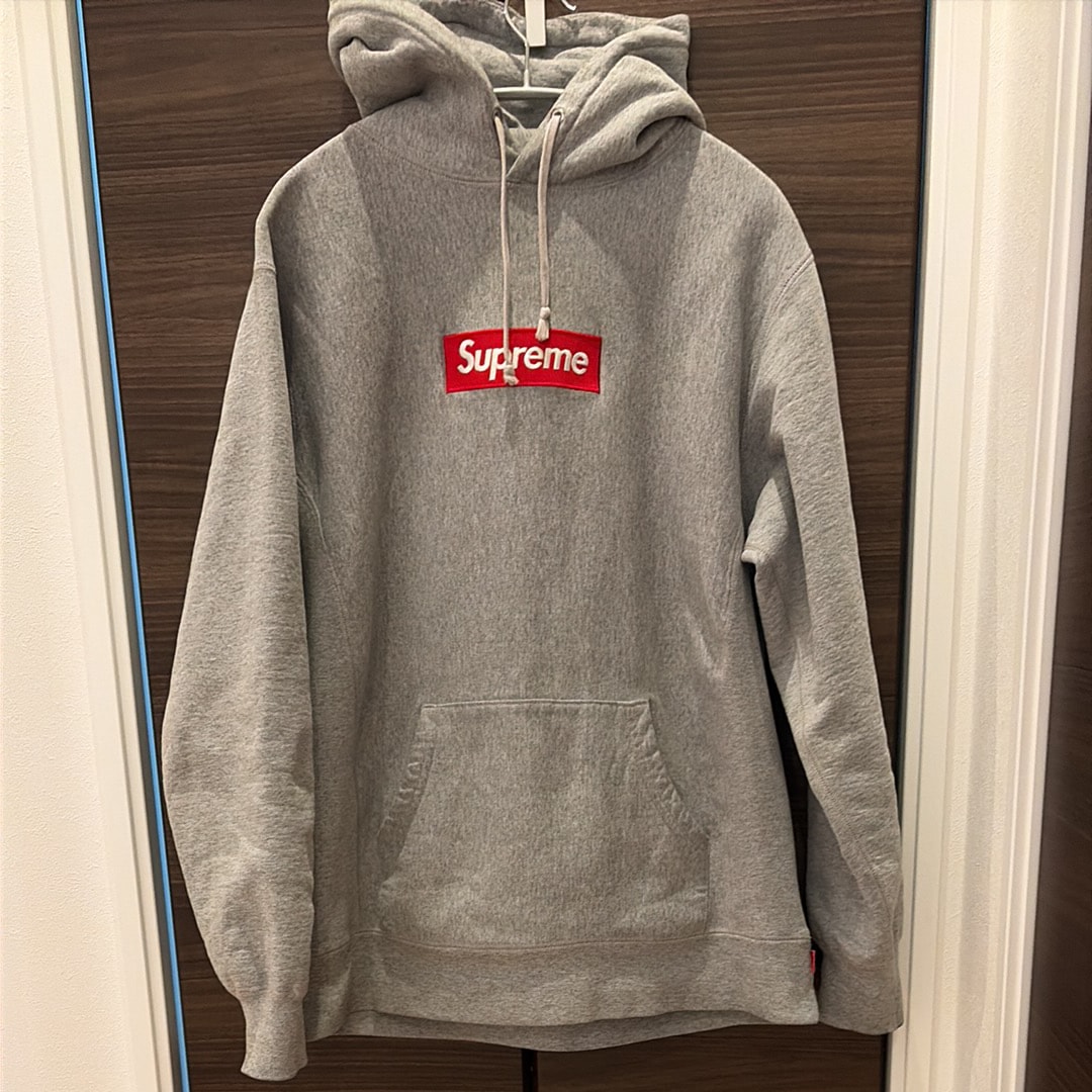 Supreme Box Logo Hooded Sweatshirt "Heather Grey" (12FW)
