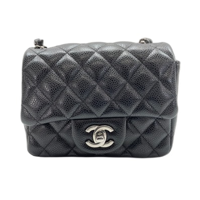 シャネル CHANEL キャビアスキン ミニマトラッセ ショルダーバッグ【中古】