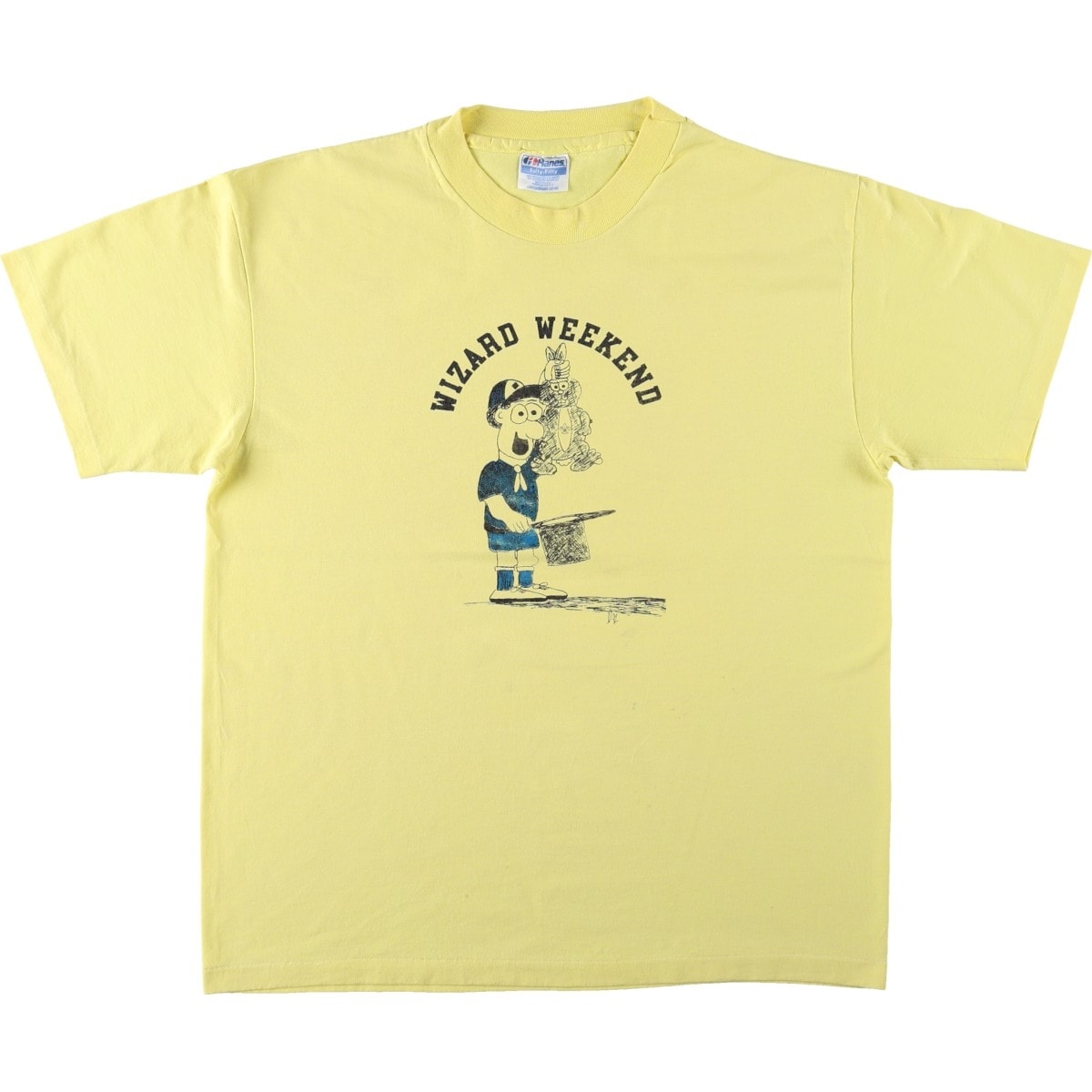 古着 ヘインズ Hanes Fifty-Fifty 青タグ プリントTシャツ USA製 メンズL相当 ヴィンテージ/eaa642598