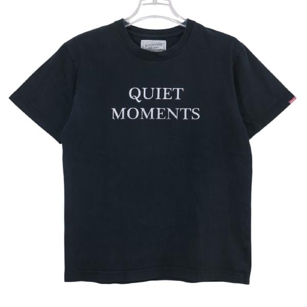NEIGHBORHOOD ネイバーフッド QUIET MOMENTS TEE クワイエット モーメンツ Tシャツ ブラック ショートスリーブ カットソー 半袖 サイズS