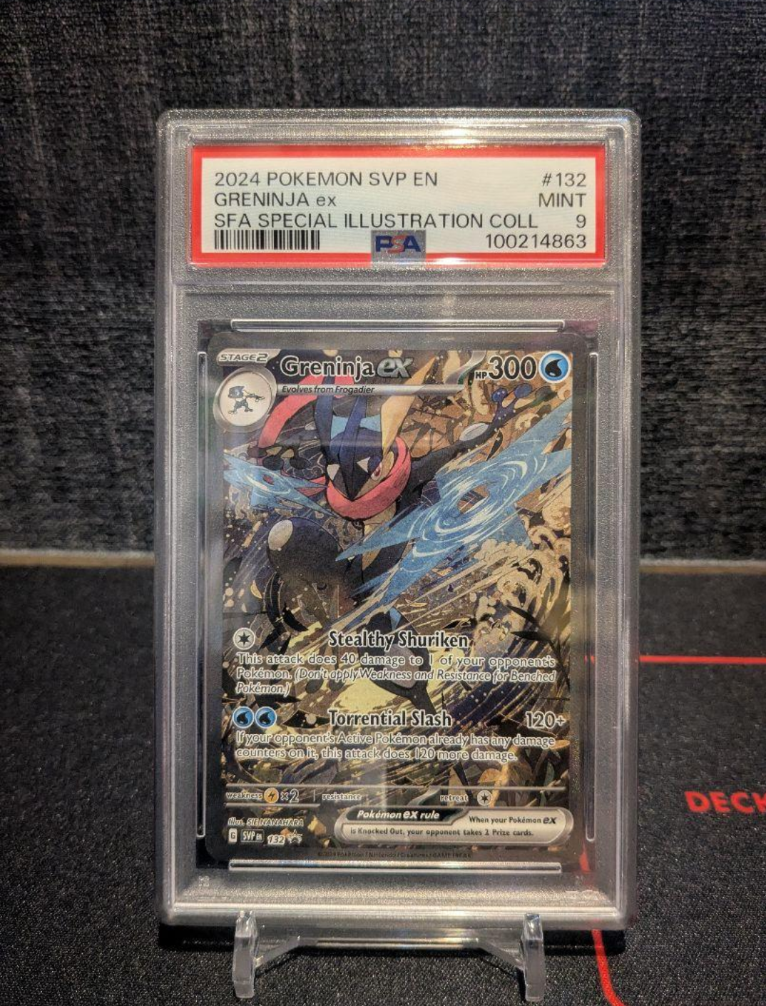 ゲッコウガex P [SVP EN 132]【英語版】(スカーレット&バイオレット「シュラウデッドフェイブル ゲッコウガex スペシャルイラストレーション コレクション」)