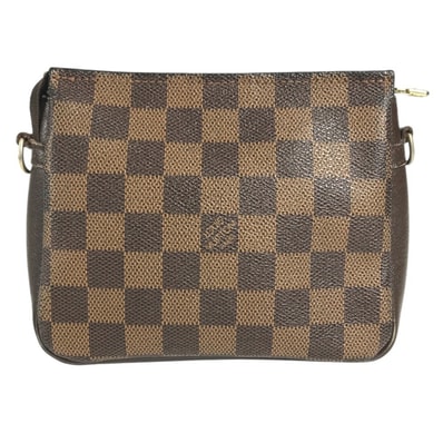 ルイヴィトン LOUIS VUITTON トゥルース メイクアップ アクセサリーポーチ N51982 ダミエ カバン 肩掛け ハンドバッグ ショルダーバッグ ダミエキャンバス エベヌ ブラウン