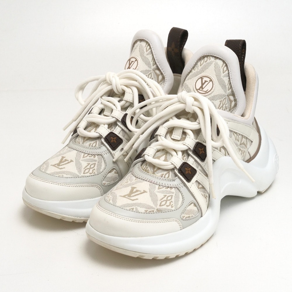 ■美品■LOUIS VUITTON ルイ・ヴィトン アークライト スニーカー サイズ35 1/2 モノグラム ローカット ブランド古着【中古】20260514/RA8606