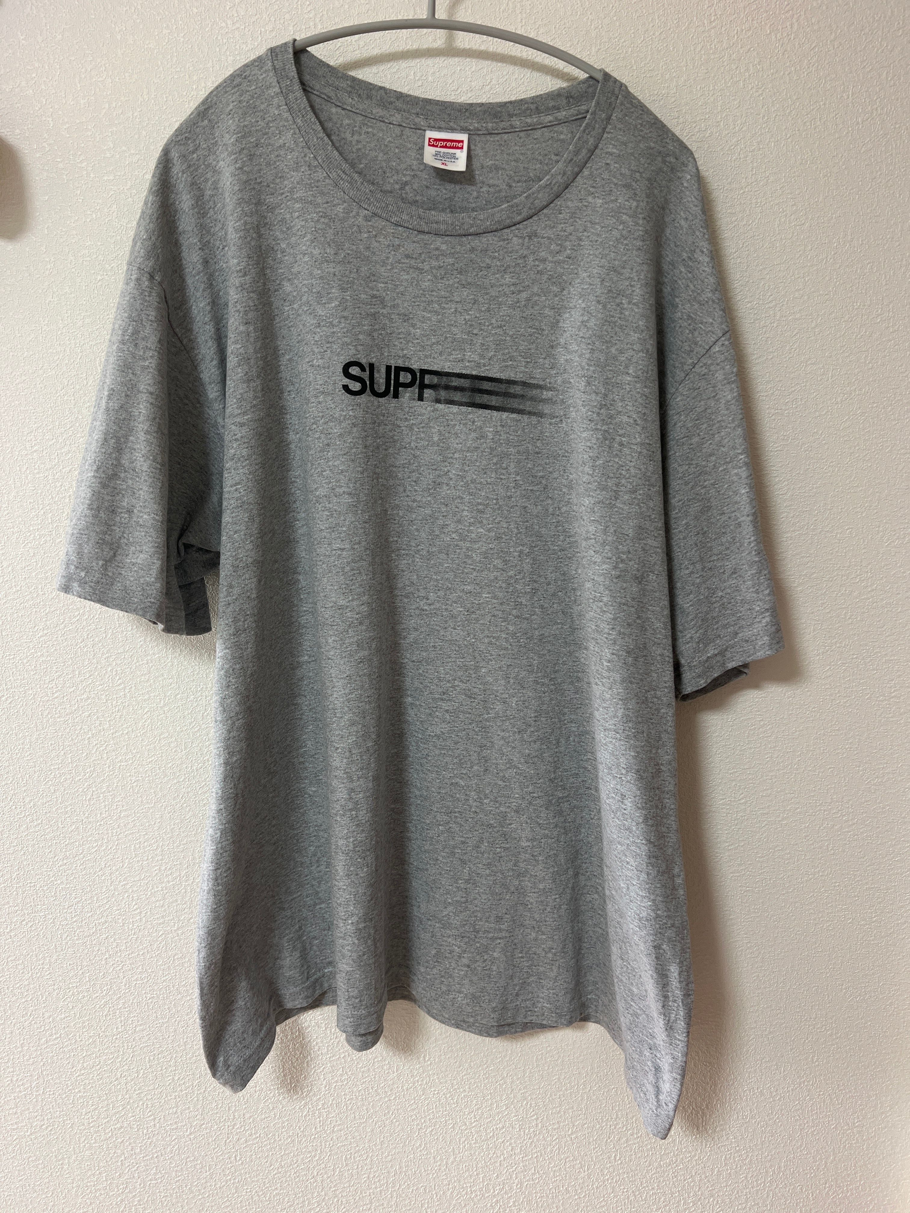 Supreme Motion Logo Tee "Heather Grey" (23SS)