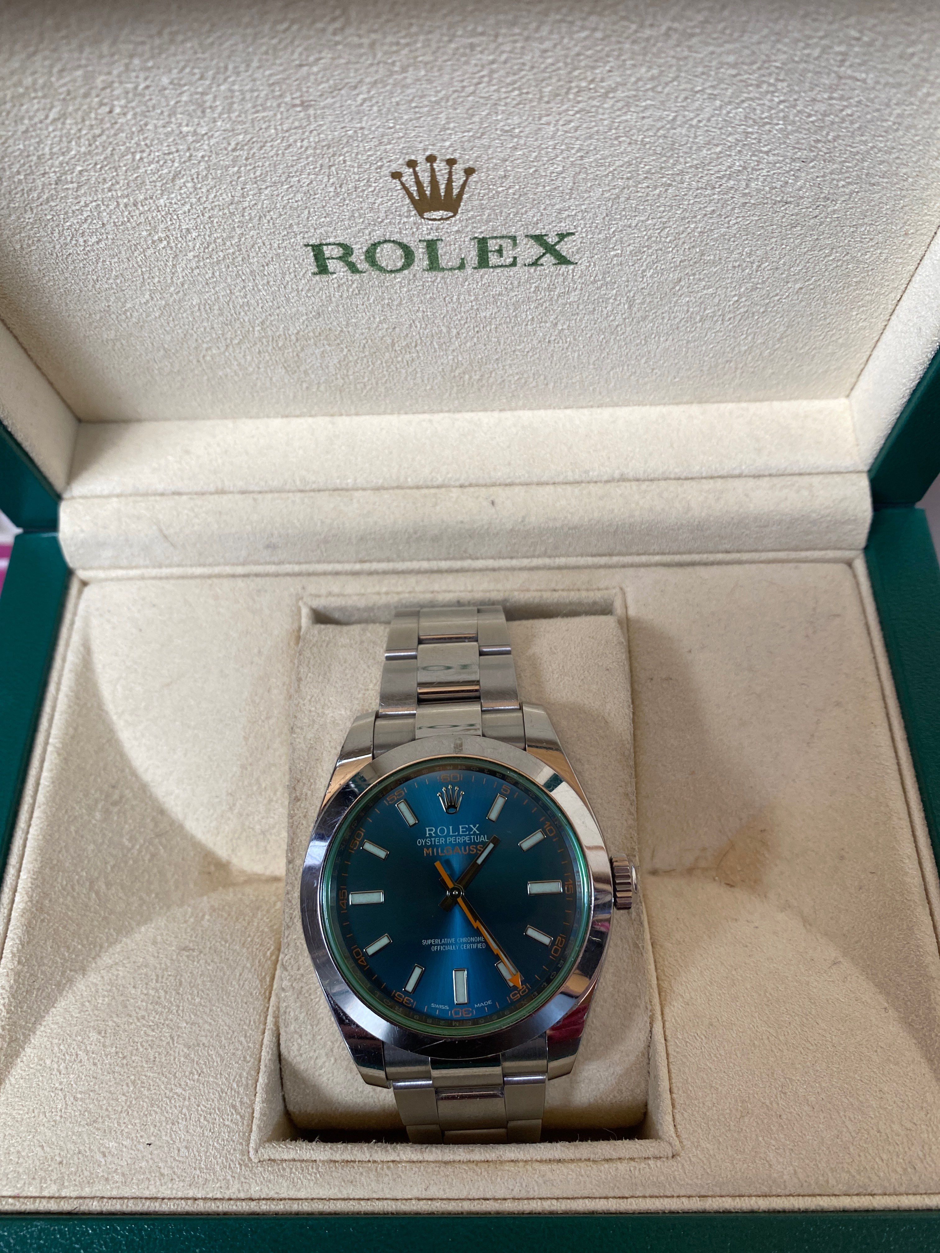 ROLEX Milgauss Z-Blue Dial 116400GV