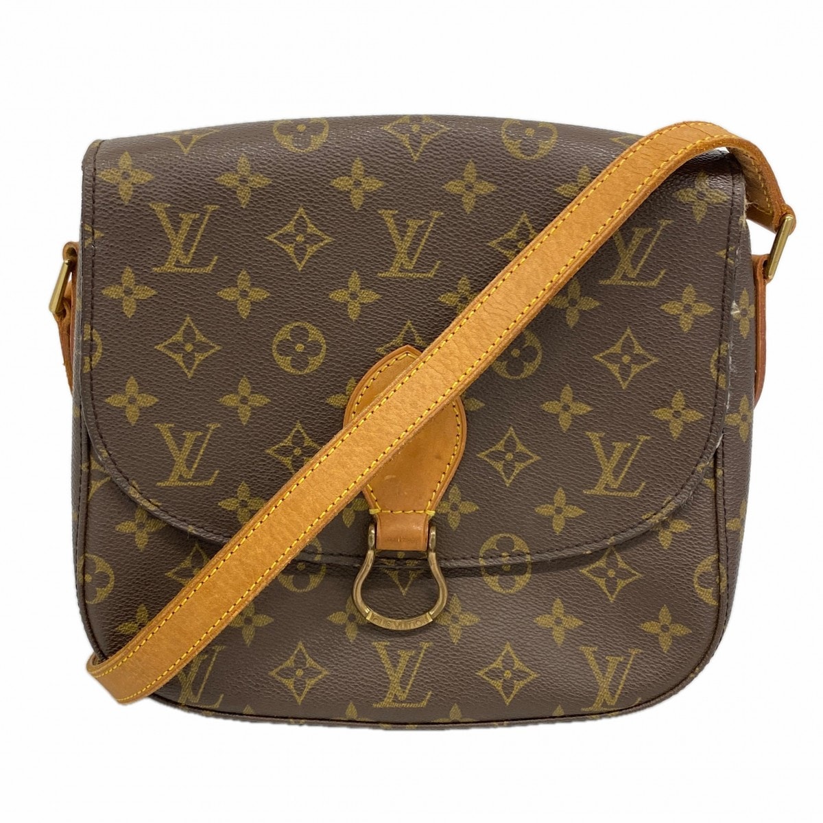 【6dd4198】ルイヴィトン ショルダーバッグ モノグラム サンクルーGM M51242 ブラウン【中古】レディース