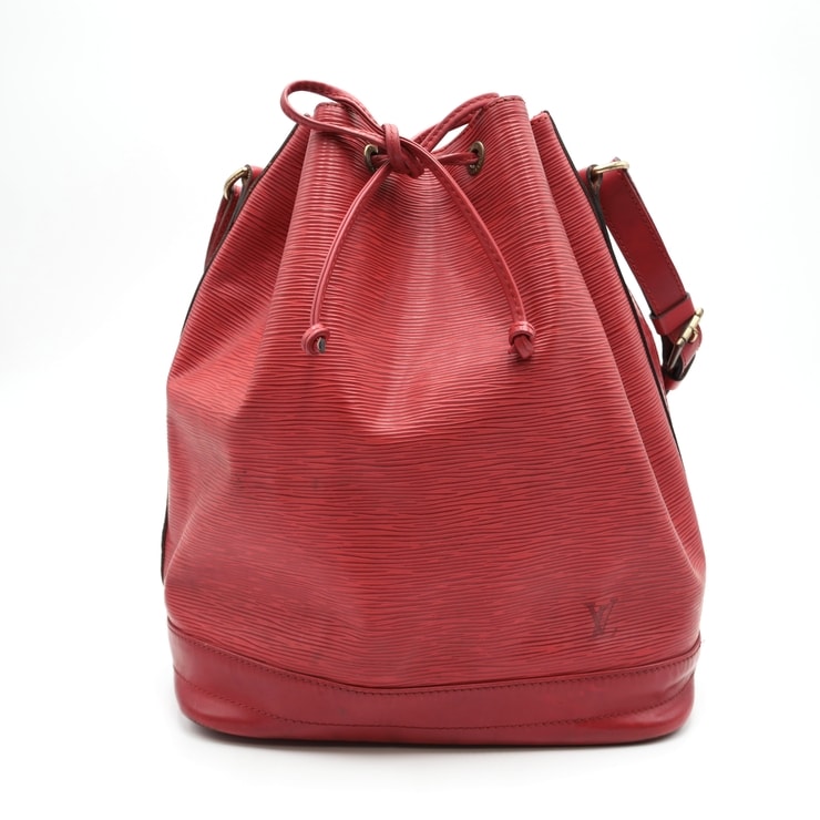 LOUIS VUITTON(ルイ・ヴィトン)ノエ エピ ヴィンテージ ショルダーバッグ 巾着バッグ カスティリアンレッド 赤 レザー ゴールド金具 肩掛け レディース M44007【中古】
