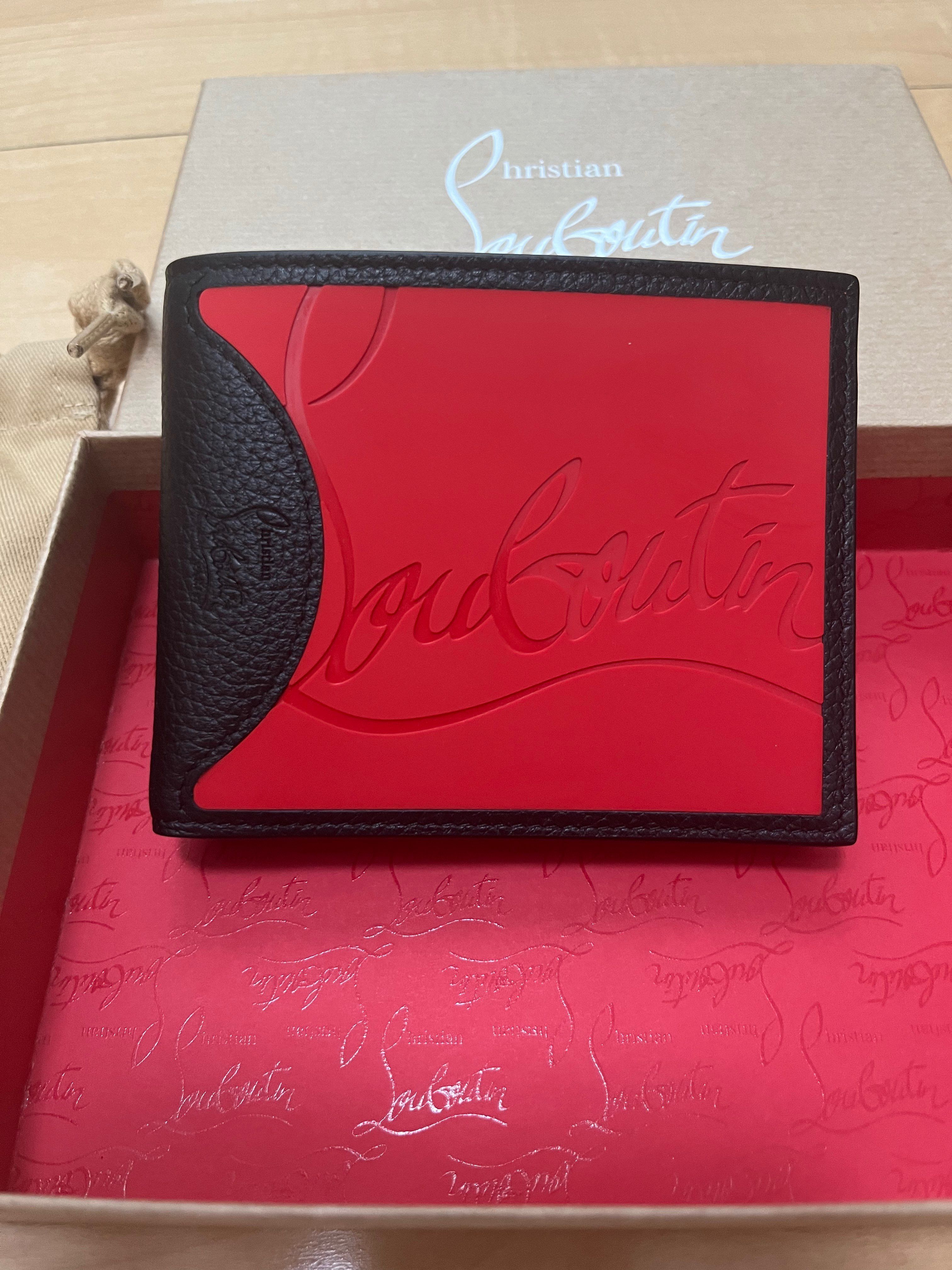 Christian Louboutin Coolcard Wallet "Red/Black"
