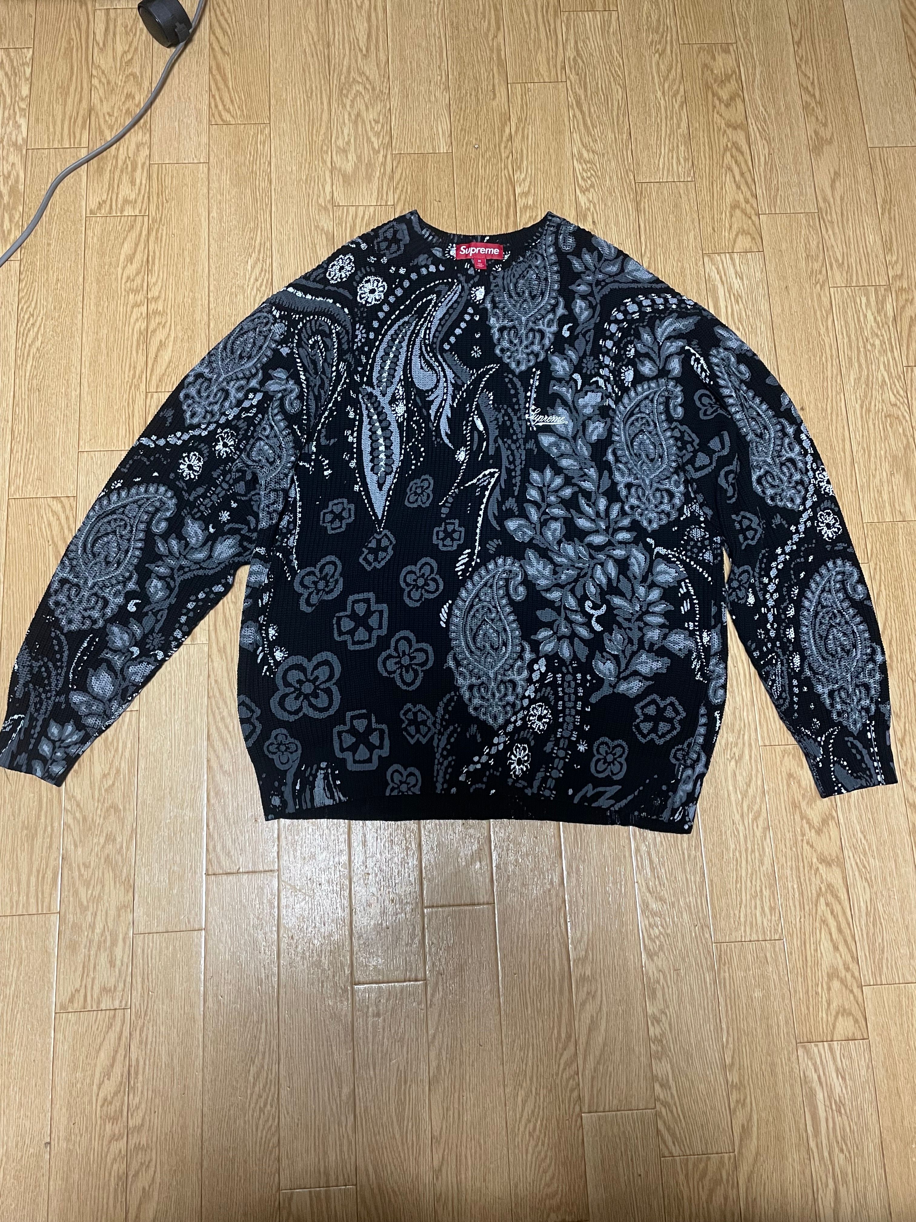 Supreme Printed Paisley Sweater 