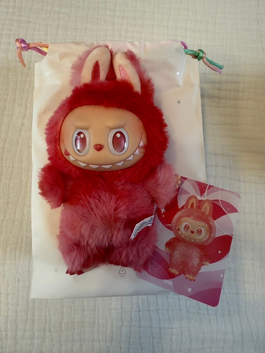 POP MART THE MONSTERS (LABUBU) Big into Energy Series Plush Pendant LOVE