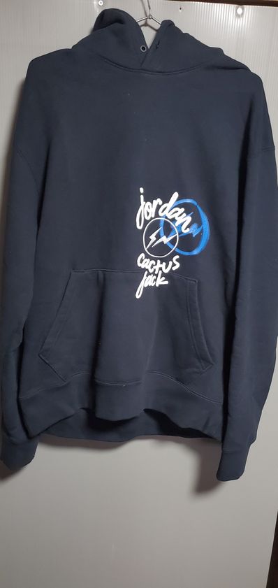 Air Jordan Travis Scott Fragment Hoodie "Black"