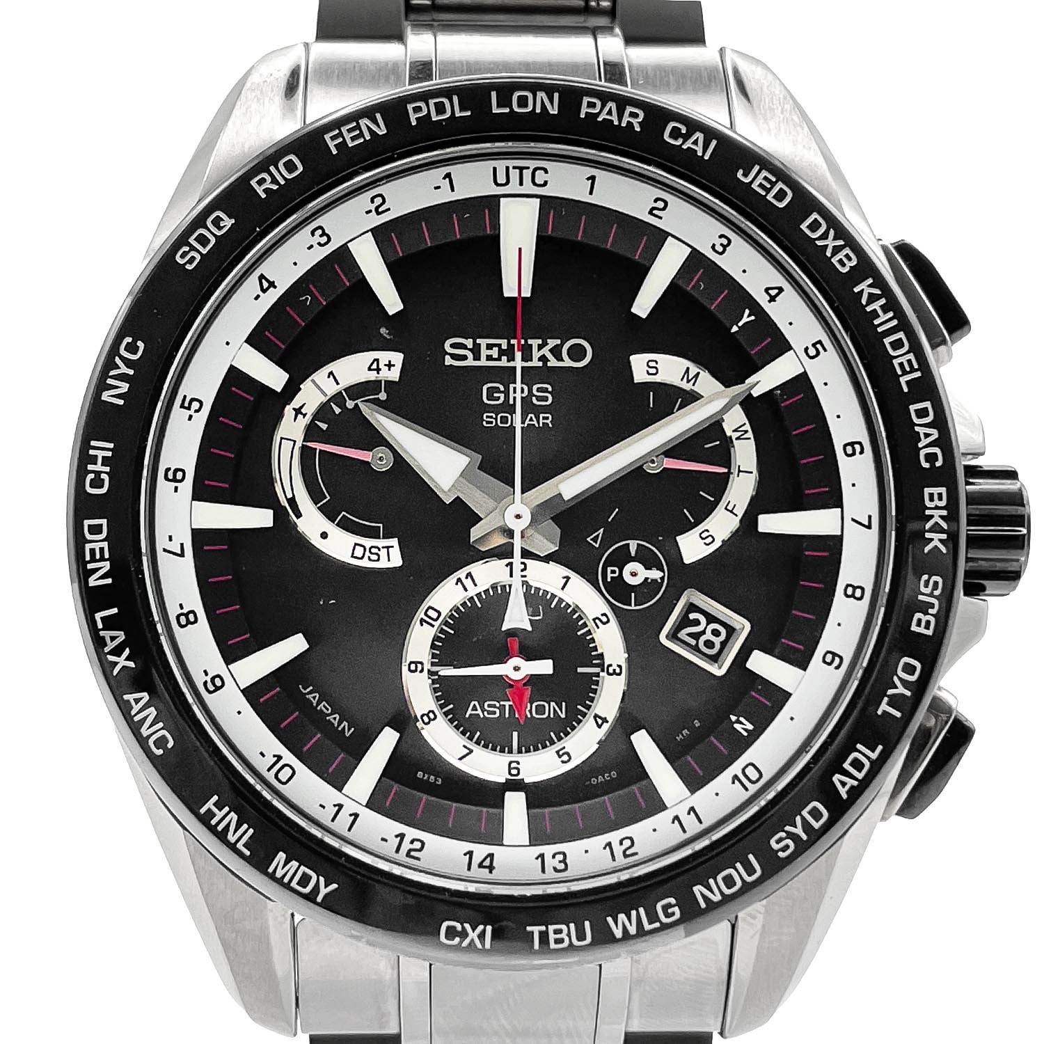 SEIKO セイコー アストロン 腕時計
 8X53-0AD0-2 ステンレス メンズ
 【中古】