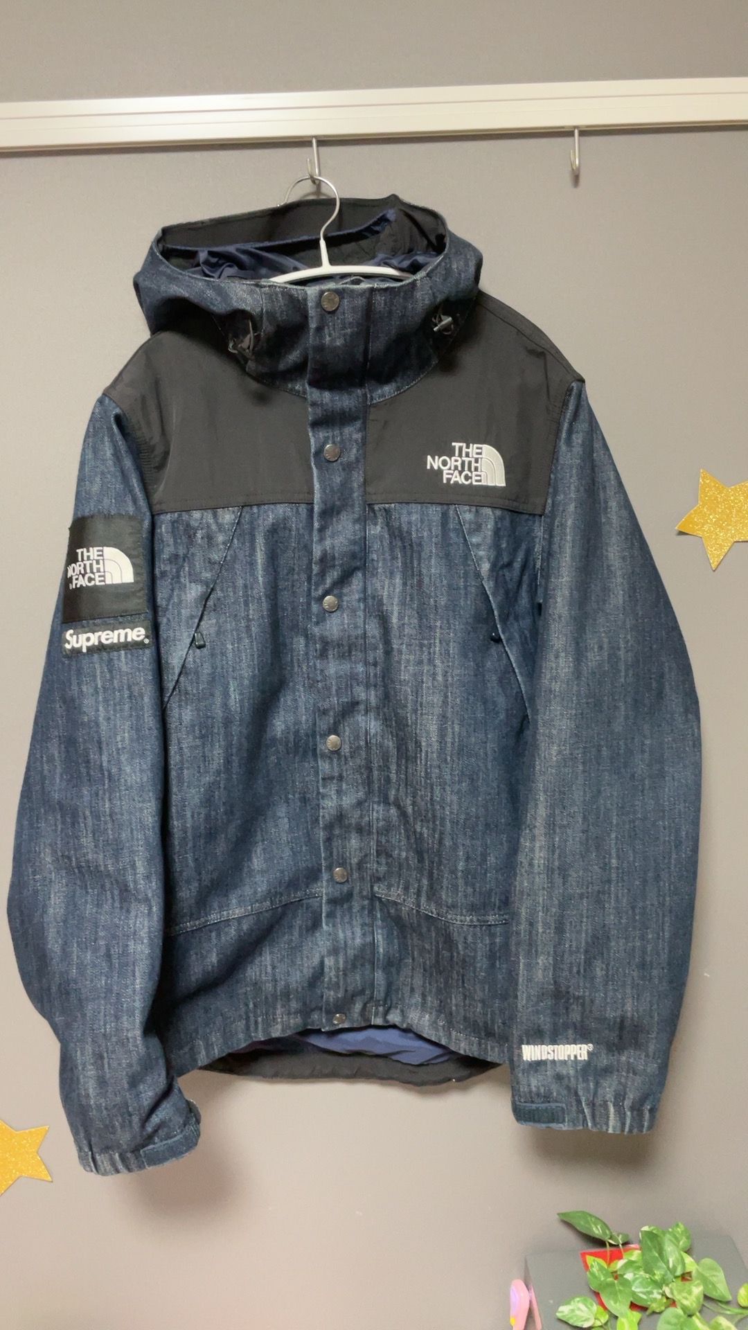 Supreme The North Face Denim Dot Shot Jacket "Denim"