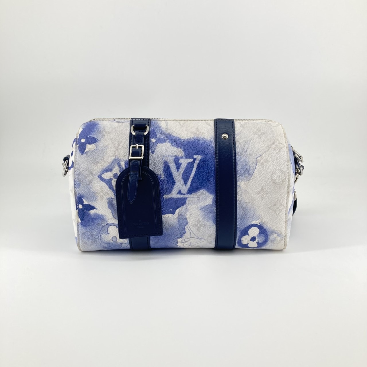 LOUIS VUITTON(ルイ・ヴィトン) シティキーポル モノグラム シルバー金具 M45757 ショルダーバッグ ブルー
