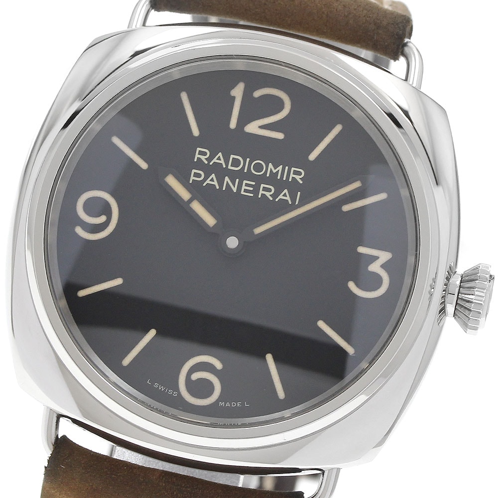 ☆良品 パネライ ラジオミール オフィチーネ PAM01382 メンズ 【中古】