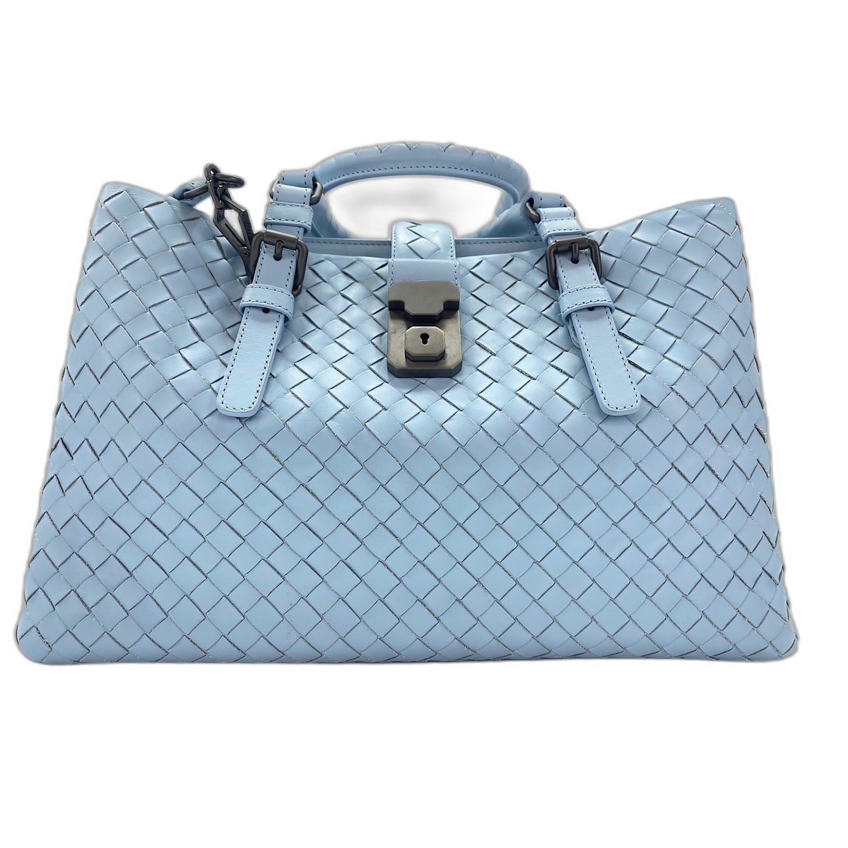 ボッテガヴェネタ BOTTEGAVENETA レザー 2WAYローマ ハンドバッグ【中古】