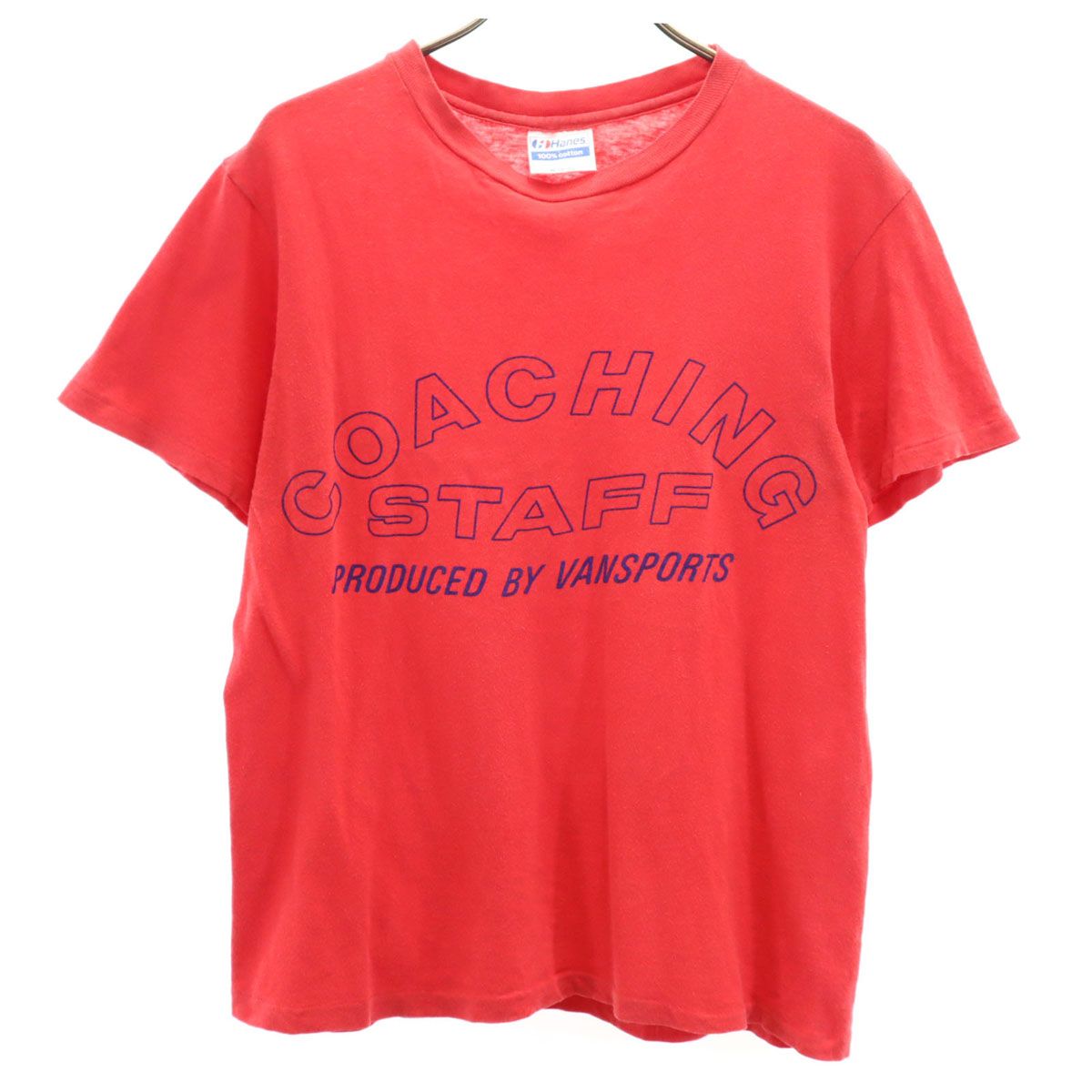 Hanes ヘインズ 90s USA製 オールド 半袖 Tシャツ M 赤 シングルステッチ