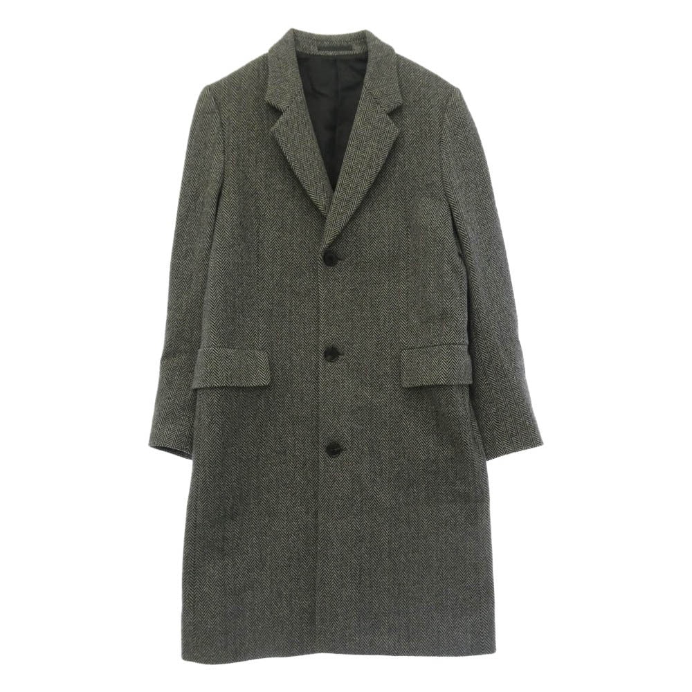 Paul Smith ポール・スミス ウール ヘリンボーン柄 ロング チェスター コート マルチカラー系 M【中古】