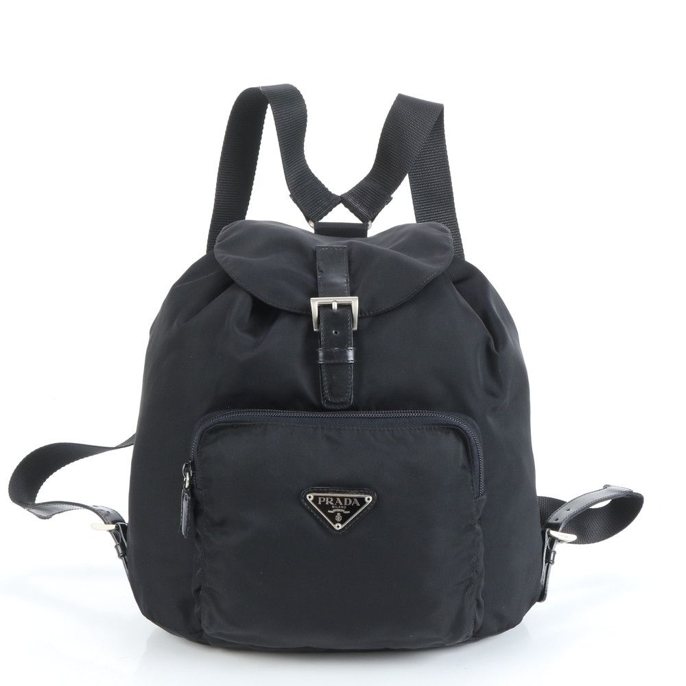 ■極美品 プラダ テスート ナイロン三角ロゴリュックサック