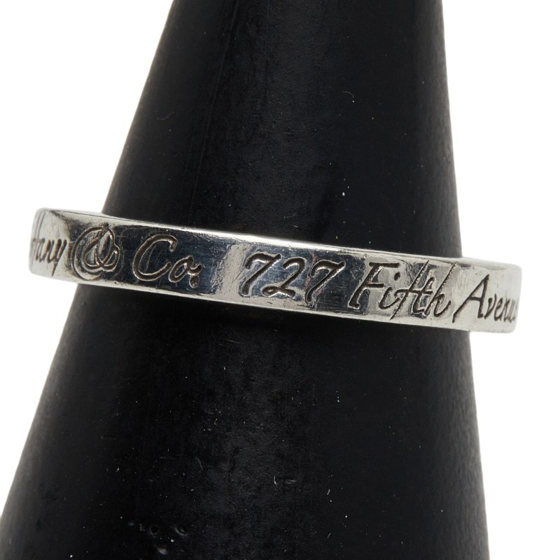 ティファニー ノーツ ナロー リング 指輪 SV925 シルバー レディース TIFFANY&Co. 【中古】