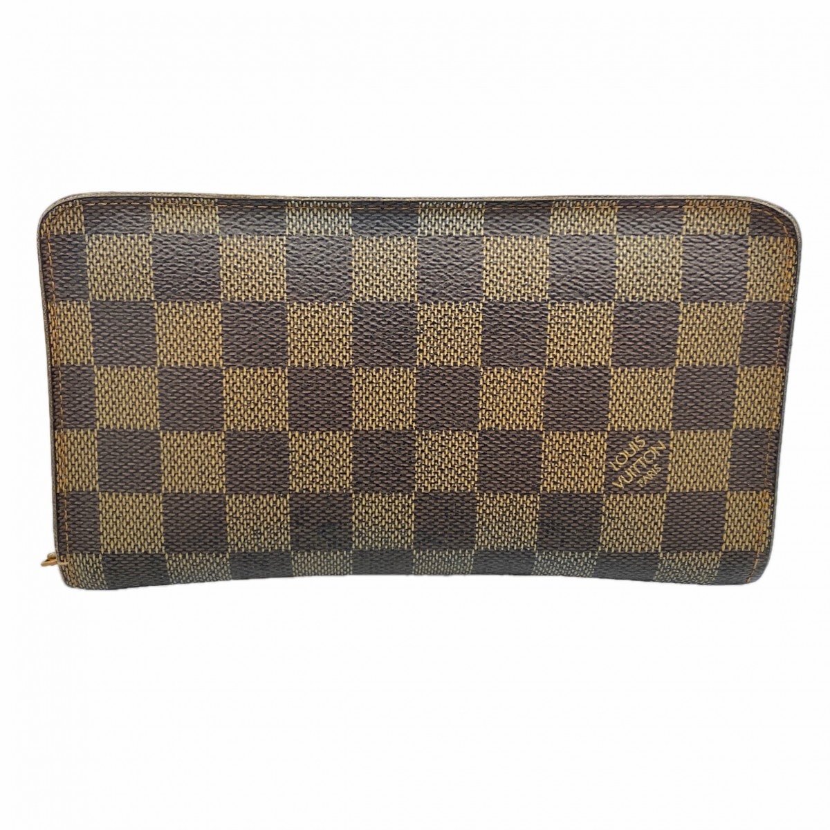 ★SALE【6da0086】ルイヴィトン 長財布 ダミエ ポルトモネジップ N61728 エベヌ【中古】メンズ レディース ユニセックス