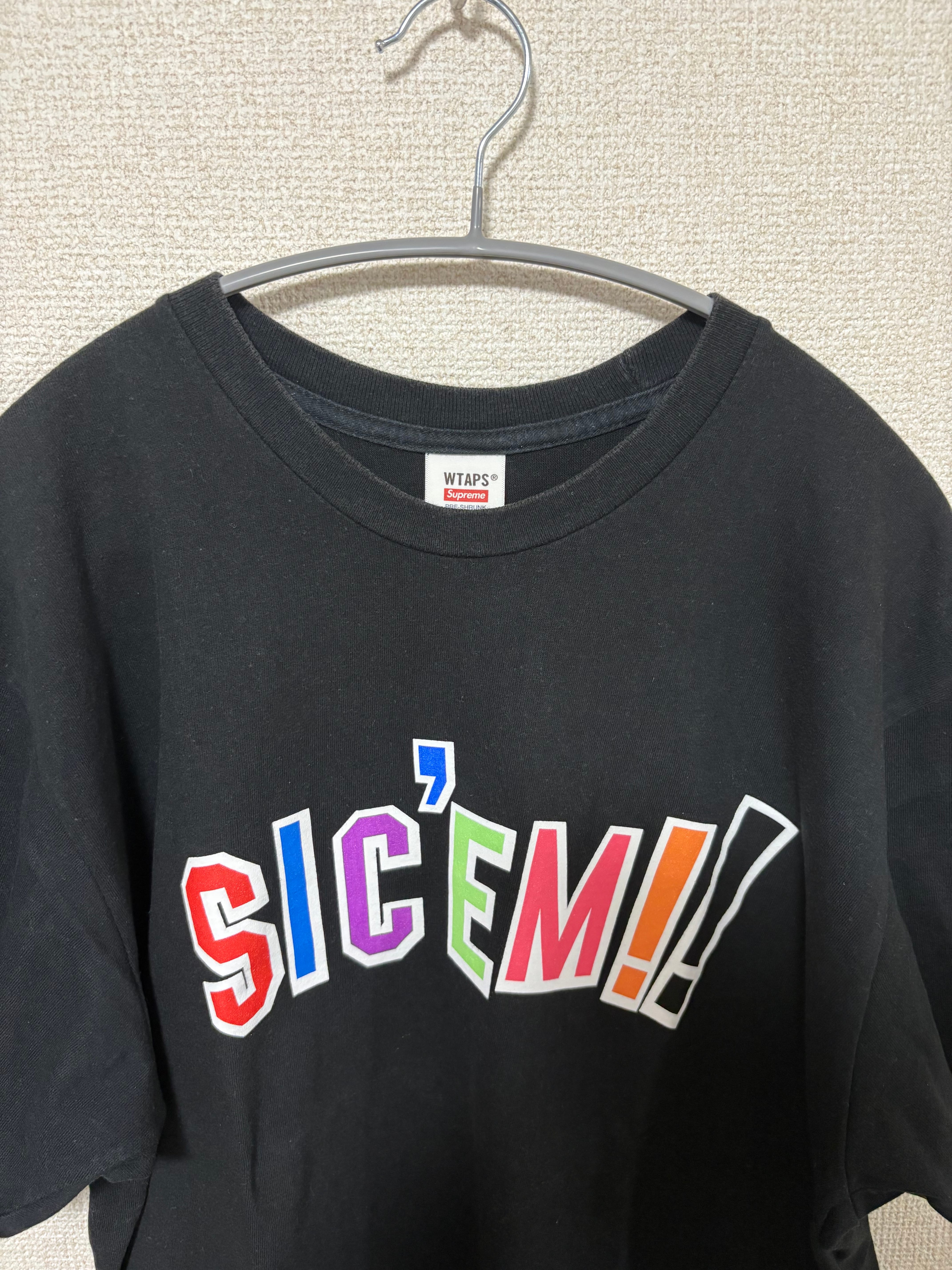 Supreme / WTAPS Sic'em! Tee "Black"