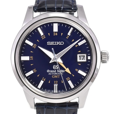 値下 セイコー SEIKO SBGM031/9S66-00D0 グランドセイコー メカニカル GMT 10周年記念 メンズ 美品 箱・保証書付き I#145003
