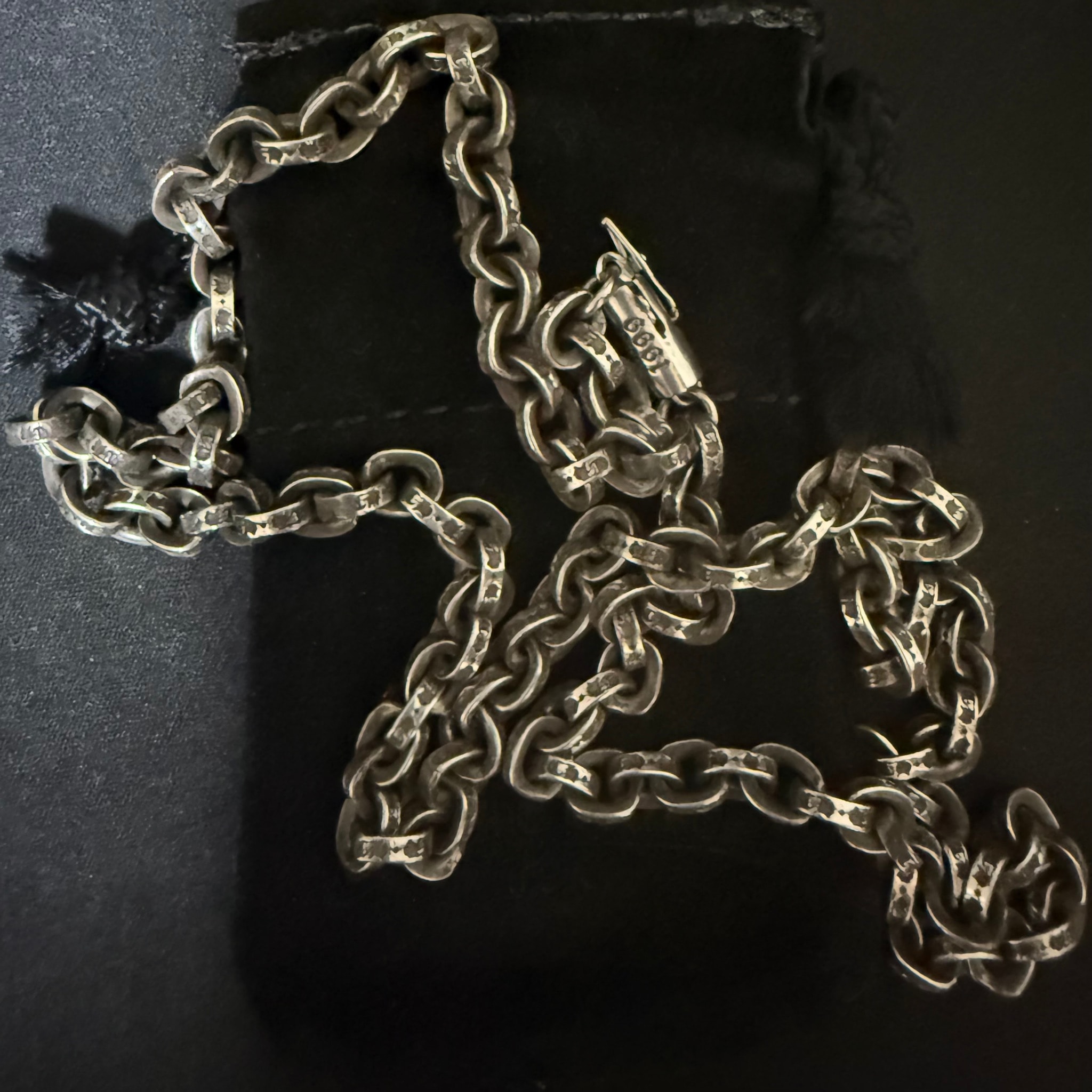 Chrome Hearts Paper Chain Necklace "Silver"