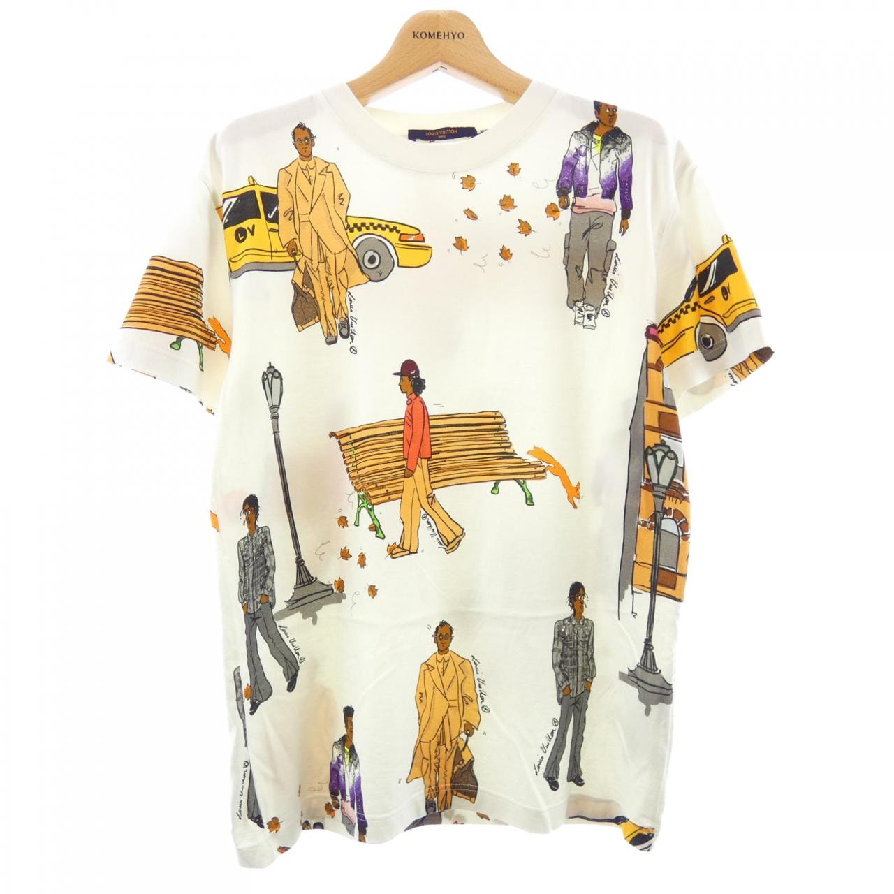 ルイヴィトン LOUIS VUITTON ニューウォーカーズプリント HHY91WNPG Tシャツ