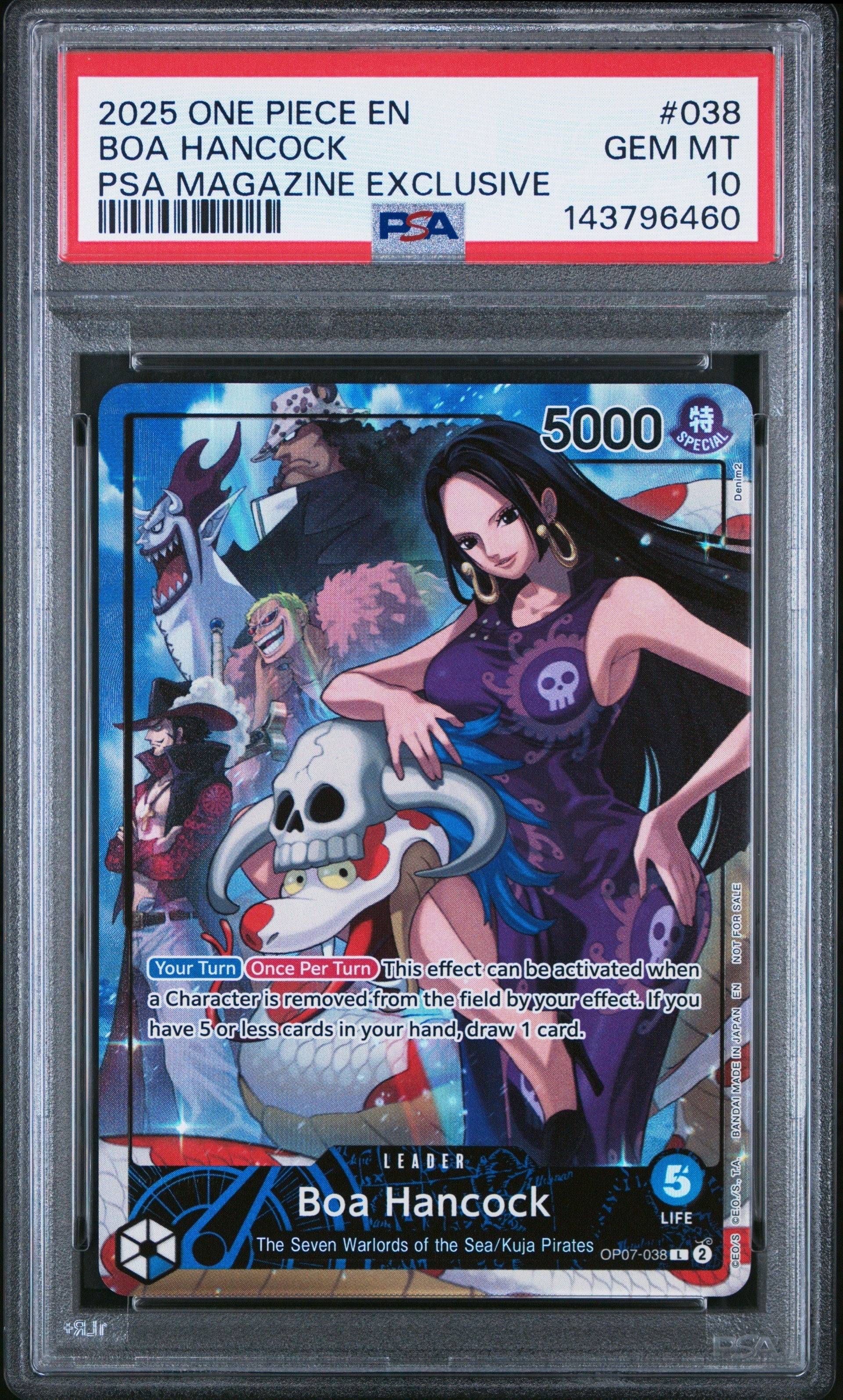 PSA10】サンジ SR :優勝記念品 [OP10-005](プロモーションカード