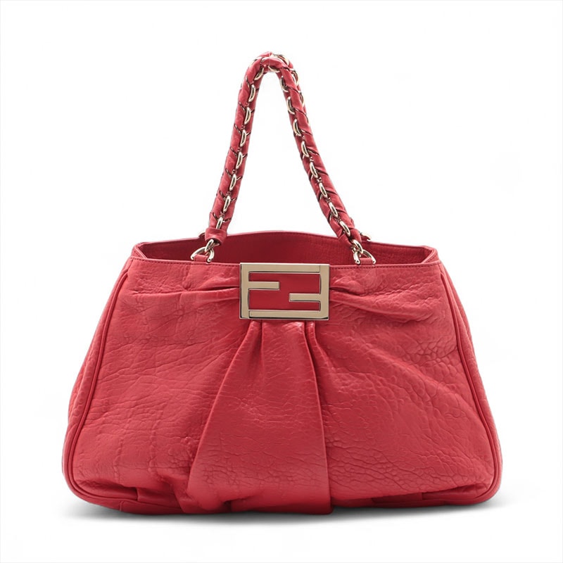 フェンディ FENDI ミラ レザー トートバッグ【中古】
