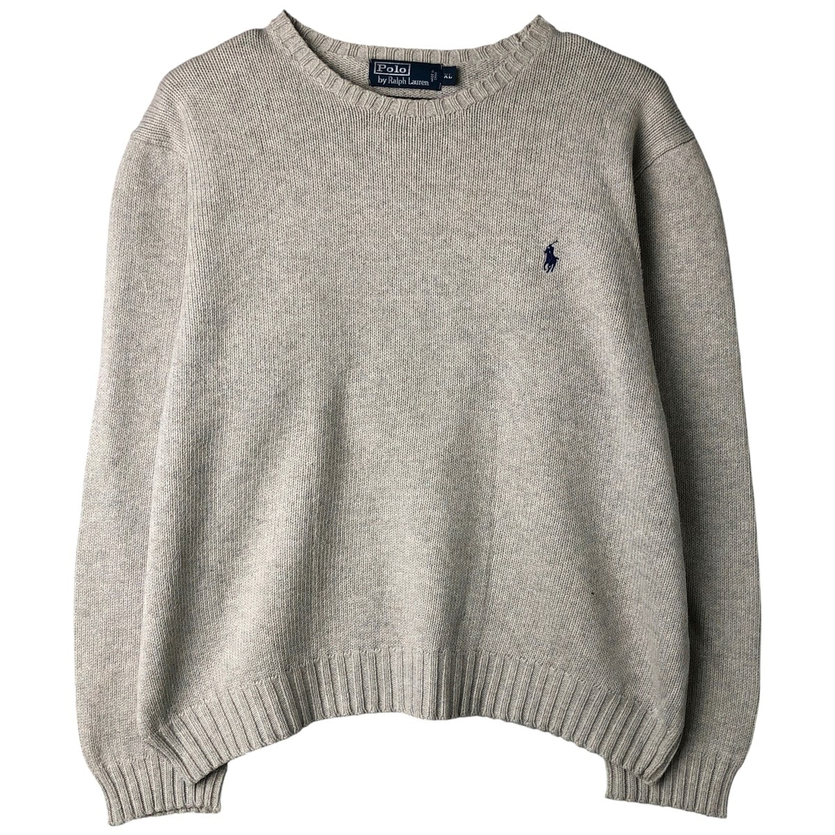 古着 ラルフローレン Ralph Lauren POLO by Ralph Lauren コットンニットセーター メンズXL相当/eaa547891